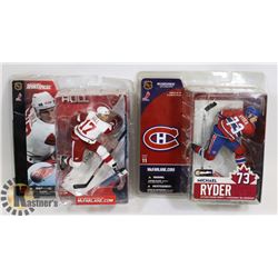 MCFARLANE RED WINGS BRETT HULL AND MONTREAL