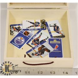 LOT OF SEVEN VINTAGE 1980s OILERS KEYTAGS