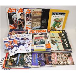 10 LEGENDS MAGAZINES WITH CARDS ATTACHED