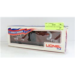 LIONEL NP BOX CAR, 0 GAUGE