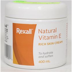 REXALL NATURAL VITAMIN E RICH SKIN CREAM 400ML
