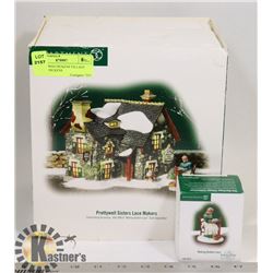 2 CHRISTMAS DICKENS VILLAGE FIGURES DICKENS