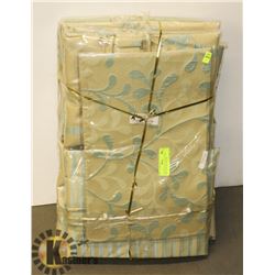 KING SIZE DUVET COVER, 1 BED SKIRT, 2 EURO PILLOW,