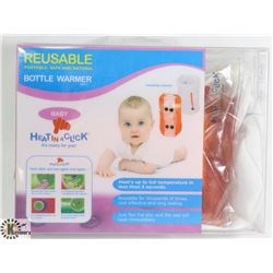 HEAT IN A CLICK REUSABLE BOTTLE WARMER