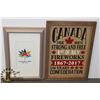 Image 1 : A LOT OF 2 CANADA 150 YRS FRAMED