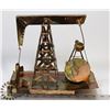 Image 1 : VINTAGE COPPER METAL MUSIC OIL WELL PUMP