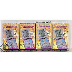 VINTAGE SET OF 4 GOLDEN PUMP