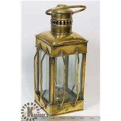 VINTAGE BRASS SHIP OIL LANTERN LAMP