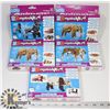 Image 1 : 5 3D MOTO KIT ANIMALS PUNCH OUT, ASSEMBLE, WIND UP
