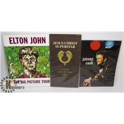 ELTON JOHN / JOHNNY CASH PROGRAMS