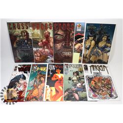 LOT OF 10 HELINA HORROR COA AND LT. ED. COMICS