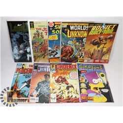 LOT OF 9 COLLECTORS COMICS ALL ARE # 1 ISSUES