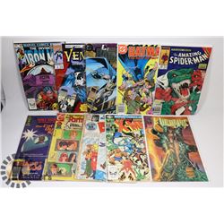 LOT OF 10 COLLECTORS COMICS VINTAGE ISSUES