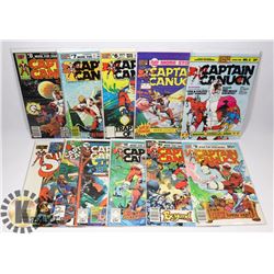 LOT OF 11  CAPTAIN CANUCK CANADIAN COMICS