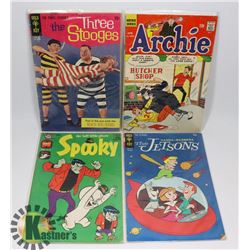 LOT OF FOUR 12 AND 15 CENT COMICS ARCHIES 3