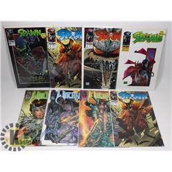 LOT OF 8 SPAWN WHITCHBLADE KEY ISSUES COMICS