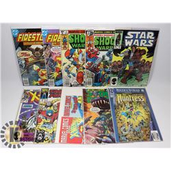 LOT OF 10 COLLECTORS COMICS STAR WARS AND MORE