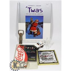 FLAT OF COCA COLA COLLECTIBLES