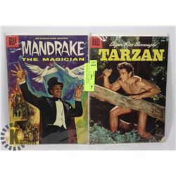 LOT OF TWO 10 CENT TARZAN / MANDRAKE THE MAGICIAN