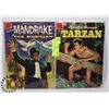 Image 1 : LOT OF TWO 10 CENT TARZAN / MANDRAKE THE MAGICIAN