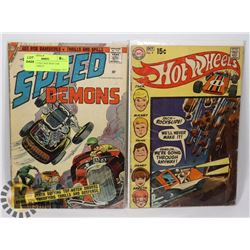 10 AND 15 CENT HOT ROD CAR RACING COMICS