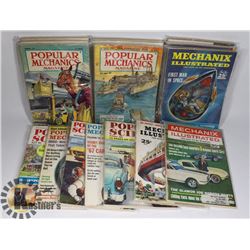 LOT OF 17 1940'S - 1950'S MECHANIC SCIENCE
