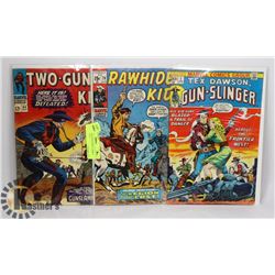 LOT OF 3 OLD WESTERNS COMICS INCLUDING # 1