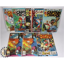 LOT OF 8 CAPTAIN CANUCK  CANADIAN COMICS