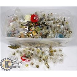 X-LARGE TOTE OF 800 PINS VARIETY