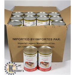 CASE OF DIAMOND BRAND MACKEREL IN BRINE