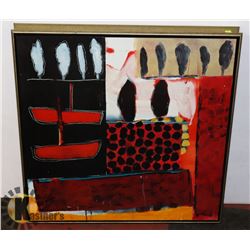 WALL ART APPROX 25" X 25"