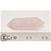 Image 1 : #201- PINK ROSE QUARTZ 2 POINT HEALING STONE 37g