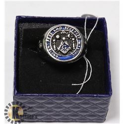 MENS MASONIC RING SIZE 11