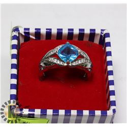 ELEGANT MARQUISE CUT WEDDING STYLE RING SIZE9