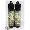 Image 1 : 2 BOTTLES OF FROGGY VAPE JUICE 12MG NICOTINE 60ML
