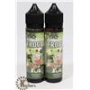 Image 1 : 2 BOTTLES OF FROGGY VAPE JUICE 12MG NICOTINE 60ML