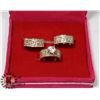 Image 1 : 3PC FASHION CZ ENGAGEMENT SET