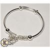 Image 1 : WOMEN CHARM STERLING CUFF BANGLE