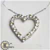 Image 2 : SILVER NATURAL PERIDOT 20" NECKLACE