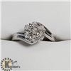 Image 1 : SILVER 7 DIAMOND   RING (~SIZE 7) (~WEIGHT 3.71G)