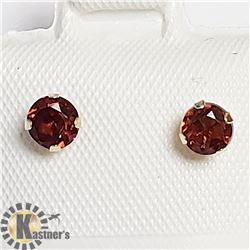 10K YELLOW GOLD 2 GARNET+FRESH WATER PEARL 2IN1