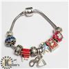 Image 1 : SILVER PANSONA WITH BEADS BRACELET