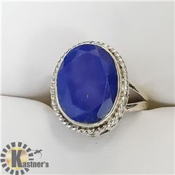 SILVER LAPIS LAZULI 7G RING