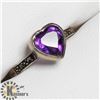 Image 2 : SILVER AMETHYST RING (~SIZE 8)