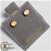 Image 2 : 14K YELLOW GOLD 2 CITRINE(0.6CT) EARRINGS