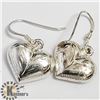 Image 2 : SILVER HEART SHAPE EARRINGS