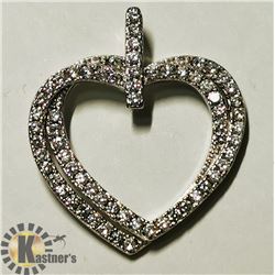 SILVER CZ" NECKLACE