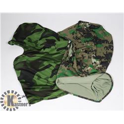 LOT OF 2 NEW ANTI SMOKE DUST CAMOUFLAGE FULFACE