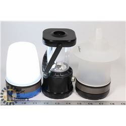LOT OF 3 EDDIE BAUER 100 LUMEN LANTERNS WORKING