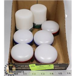 LOT OF 7 EDDIE BAUER MAGNETIC HANGING  LIGHTS WORK